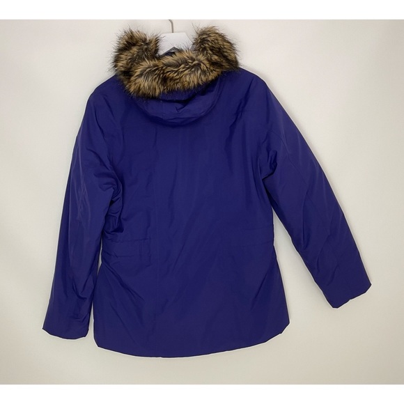 The North Face Dunagiri Belted Down Jacket Parka Hyvent Purple Size XL - Picture 2 of 6